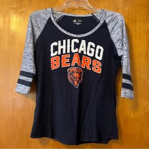 Chicago Bears NFL Women’s Sleeve T-Shirt Size Medium